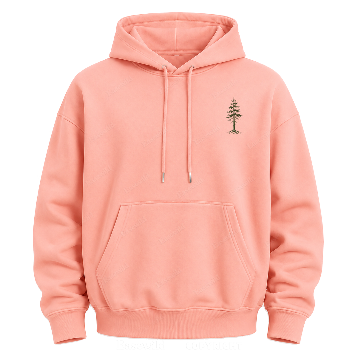 Wild in Quiet Ways Vintage Pine Graphic Hoodie