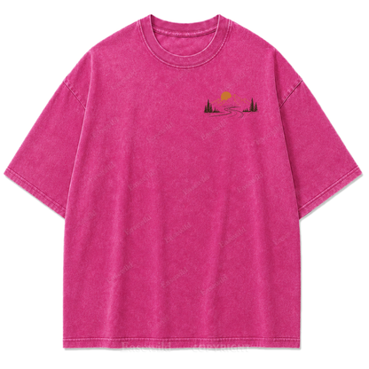 The Open Road Washed Print Tee