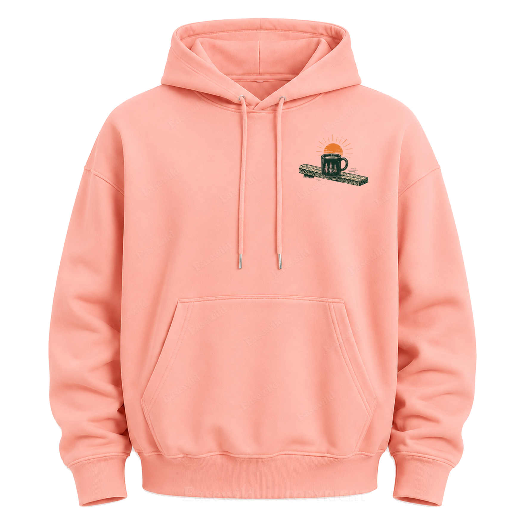 Morgenstunden am See Grafik-Hoodie