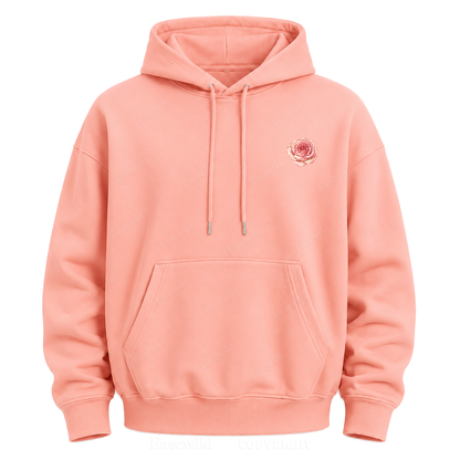Love Grows Wild Here Vintage Floral Graphic Hoodie