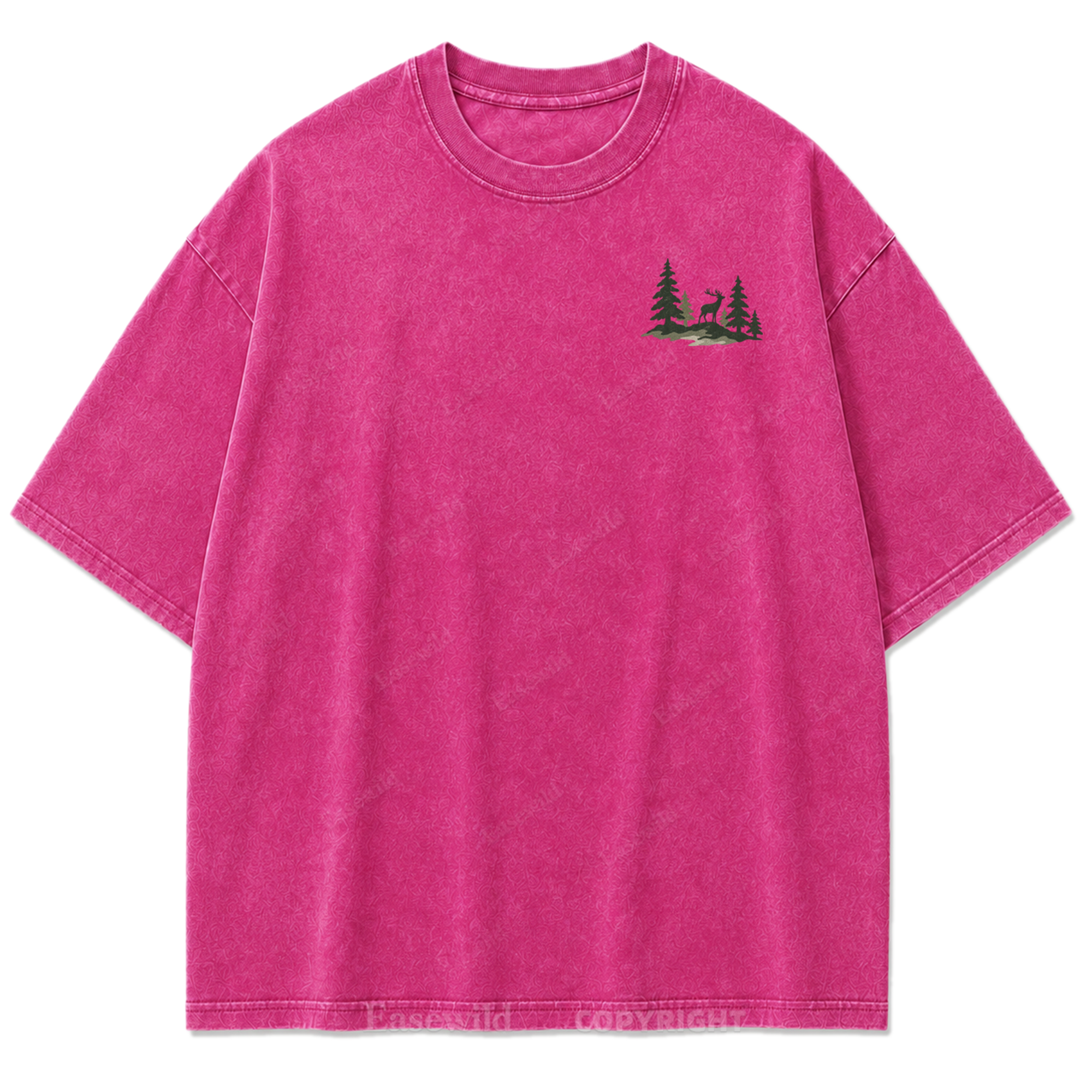 Find Me Offline T-Shirt mit Waschung
