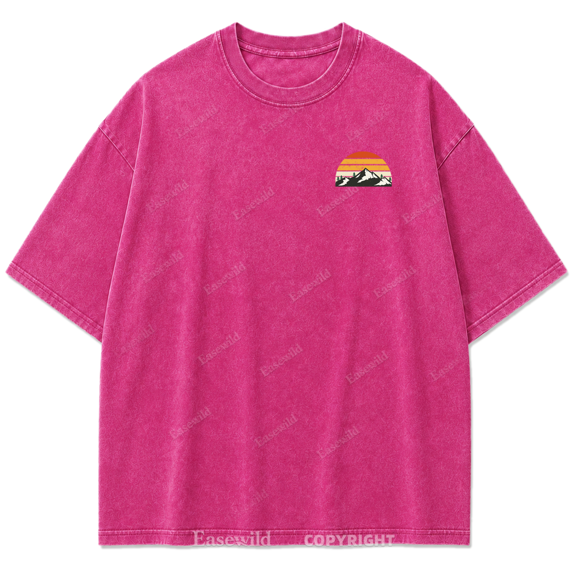 Trail Mood – Take A Hike Washed Print Tee