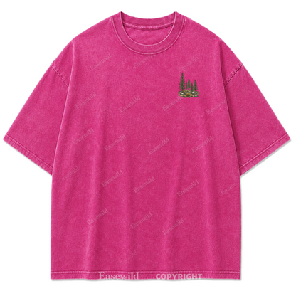 Country Roads Take Me Home T-Shirt mit Washed Print