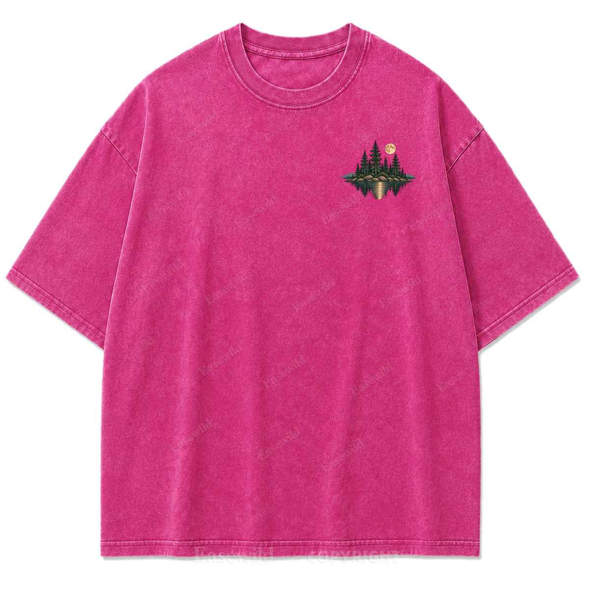 Lake Nights Washed Print Tee