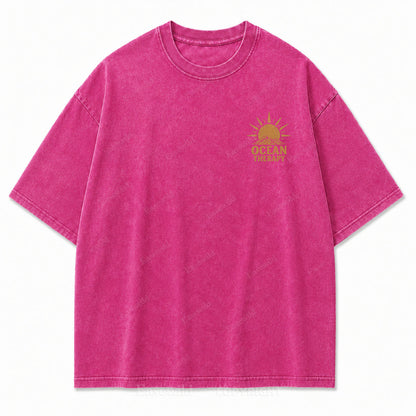 Ocean Therapy Salty Soul Washed Graphic Tee