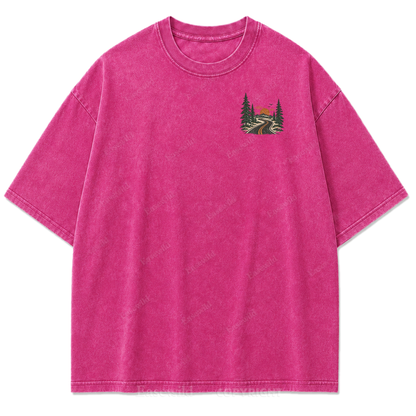 Chasing Quiet Places Washed Print Tee