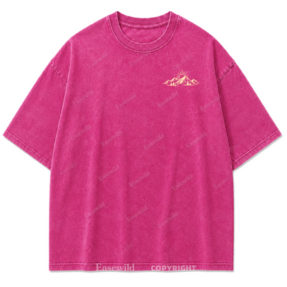 Faith Moves Mountains Washed Print Tee