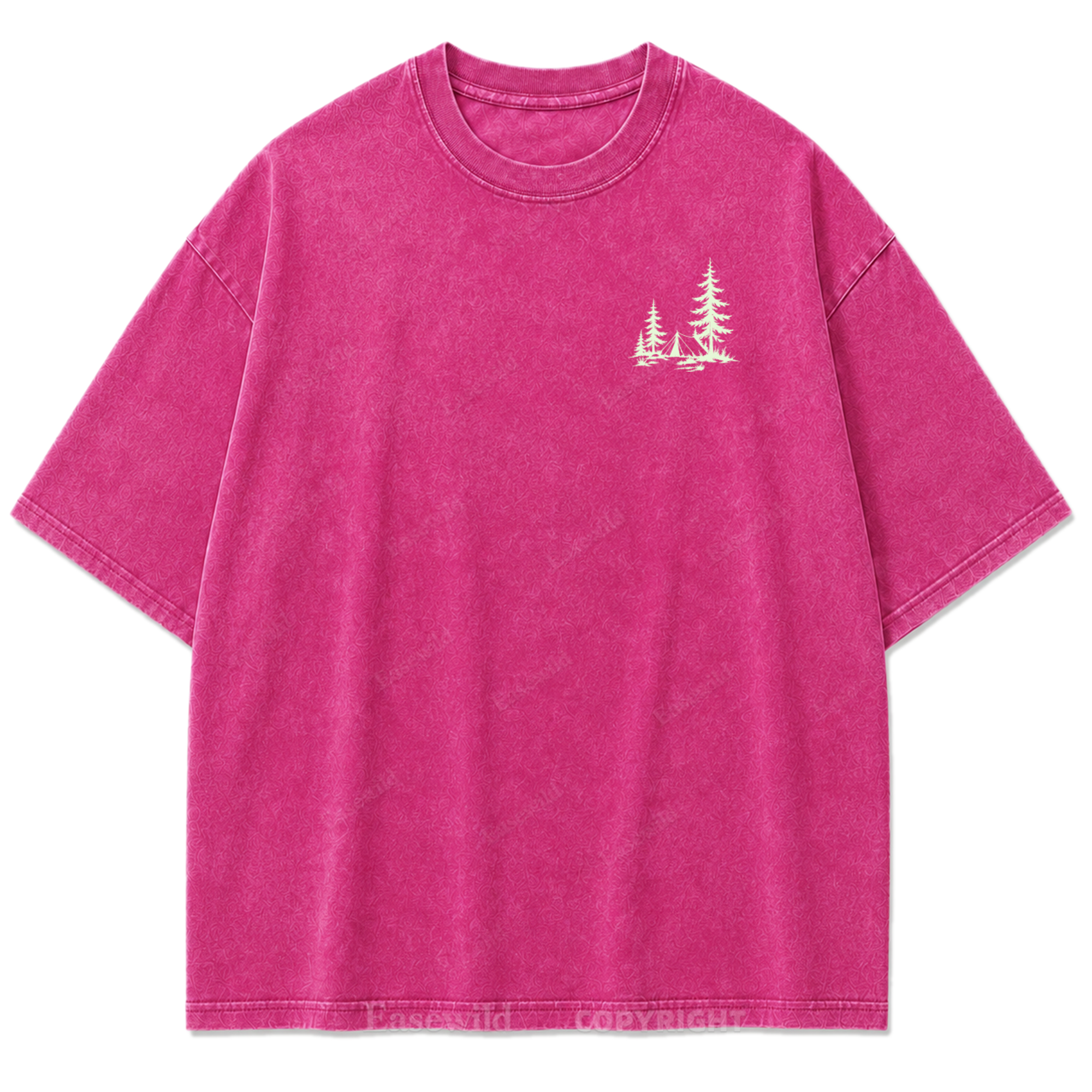 Pinebound Nights Washed Print Tee
