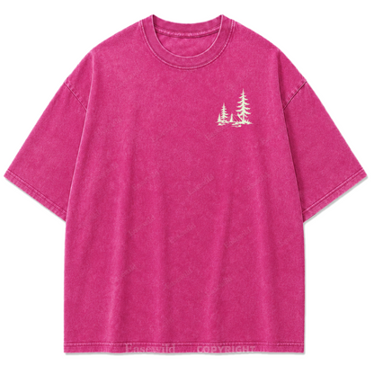Pinebound Nights Washed Print Tee