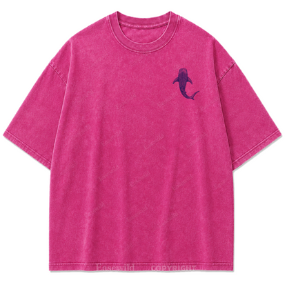 Pacific Whale Shark Washed Print Tee