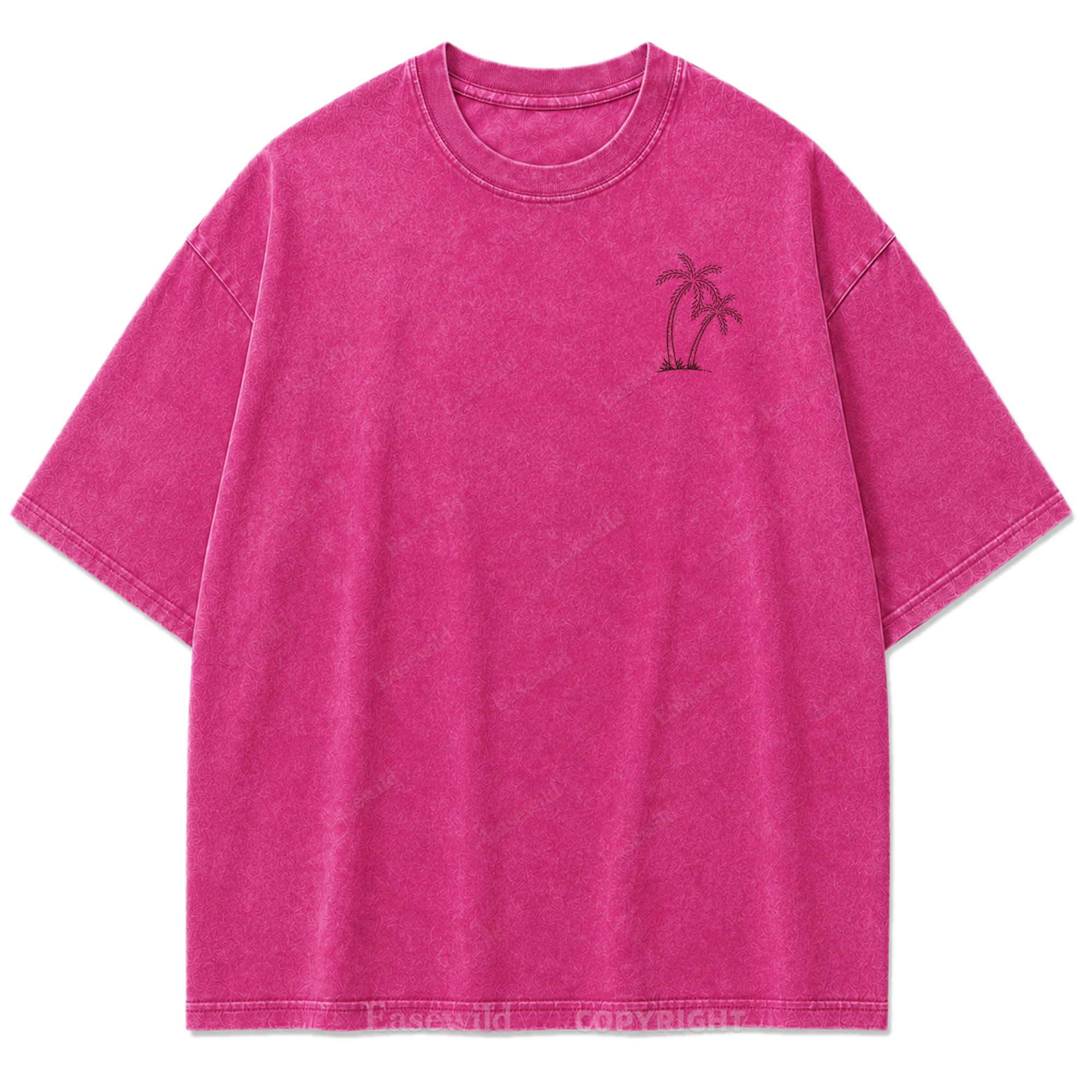 Das Meer heilt T-Shirt mit verwaschenem Aufdruck