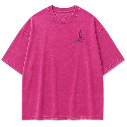 Salt Air Sun and Freedom Washed Print Tee