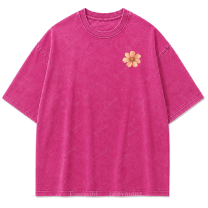 Golden Hour Lakeside Van Washed Print Tee