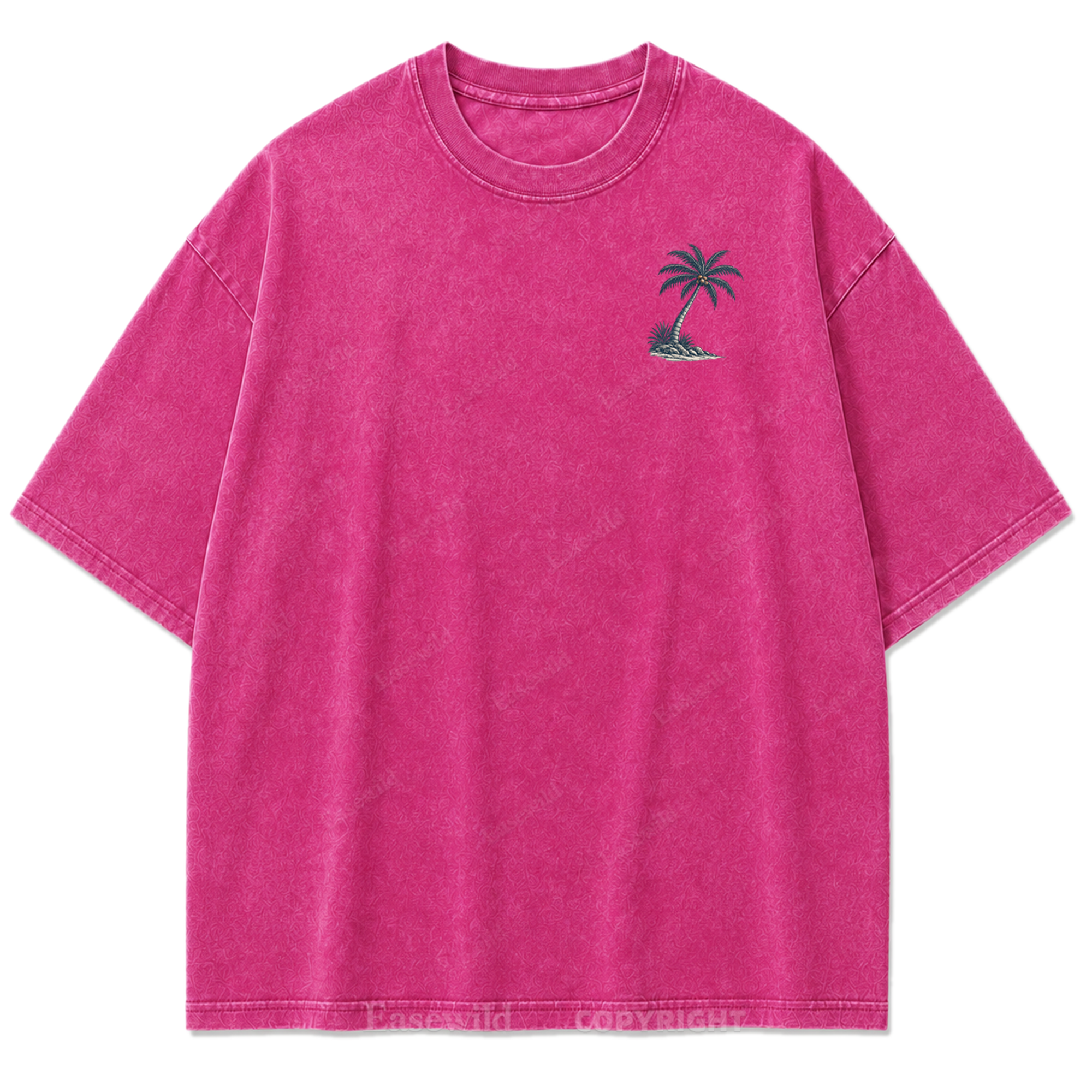 Salty Soul T-Shirt mit Küsten-Print im Used-Look
