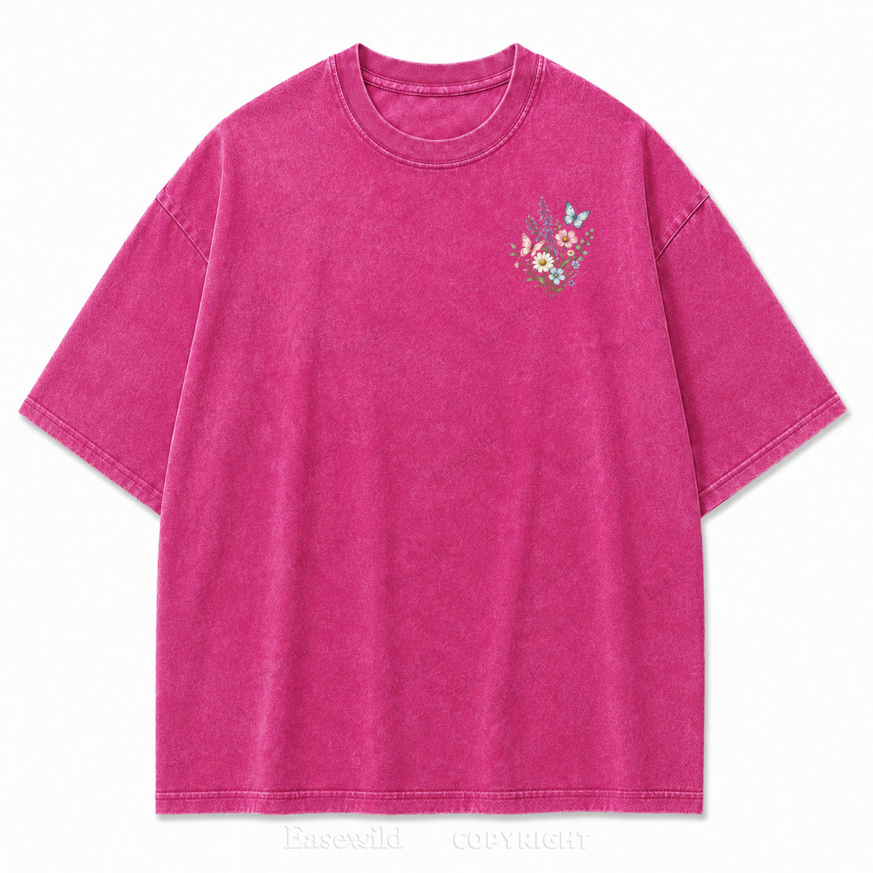 Live Wild Bloom Free Floral Art Print Tee