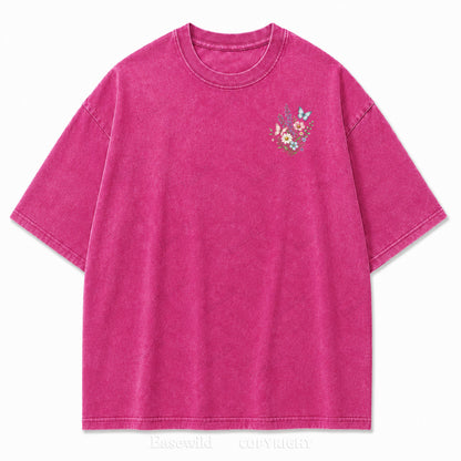 Live Wild Bloom Free Floral Art Print Tee