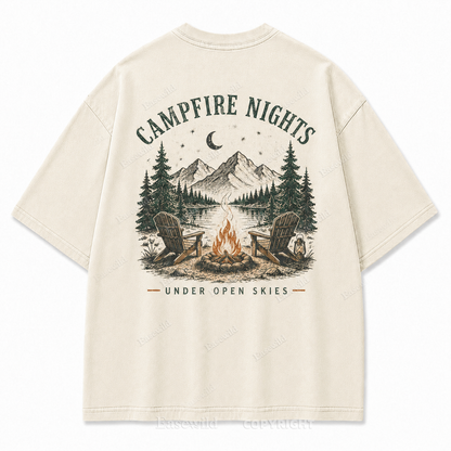 Under Open Skies Campfire Nights Graphic Tee