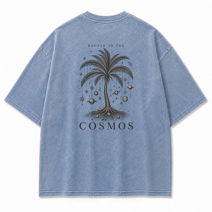 Rooted in the Cosmos Vintage Graphic Print Tee