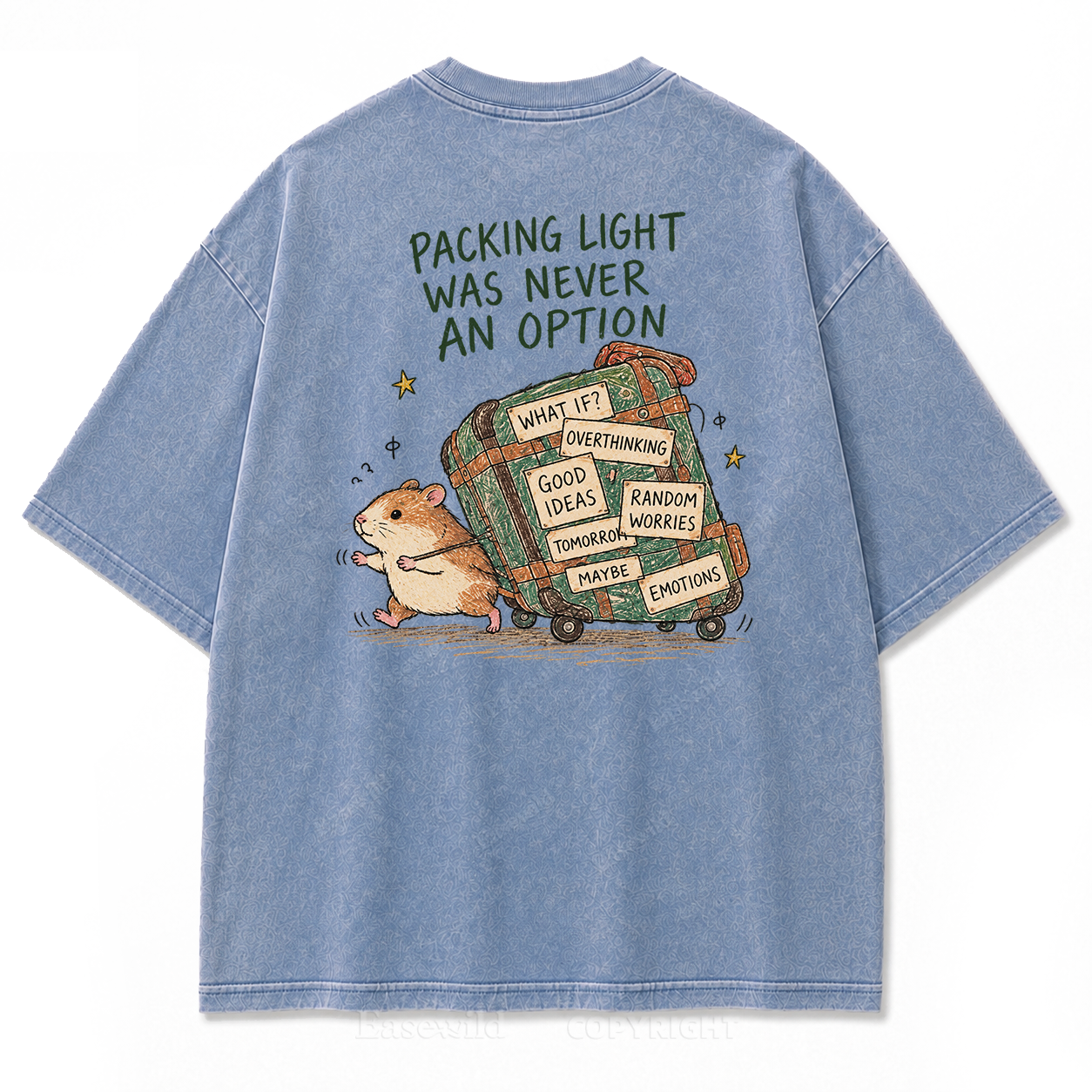 The Suitcase We All Carry Washed Graphic Tee