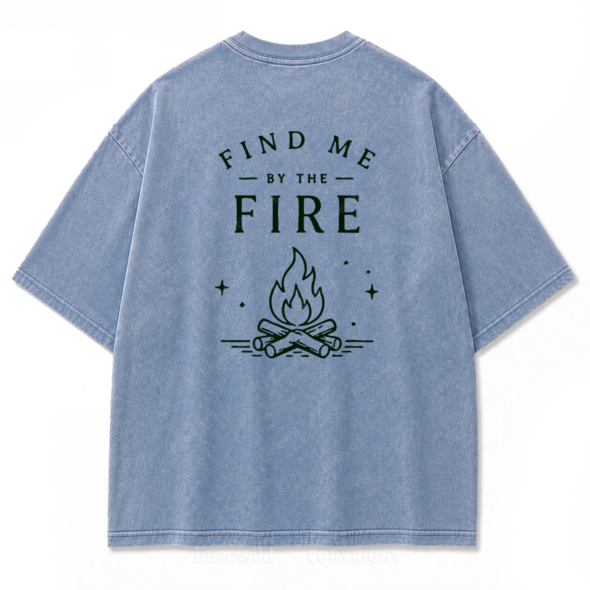 Find Me by the Fire Washed Print Tee