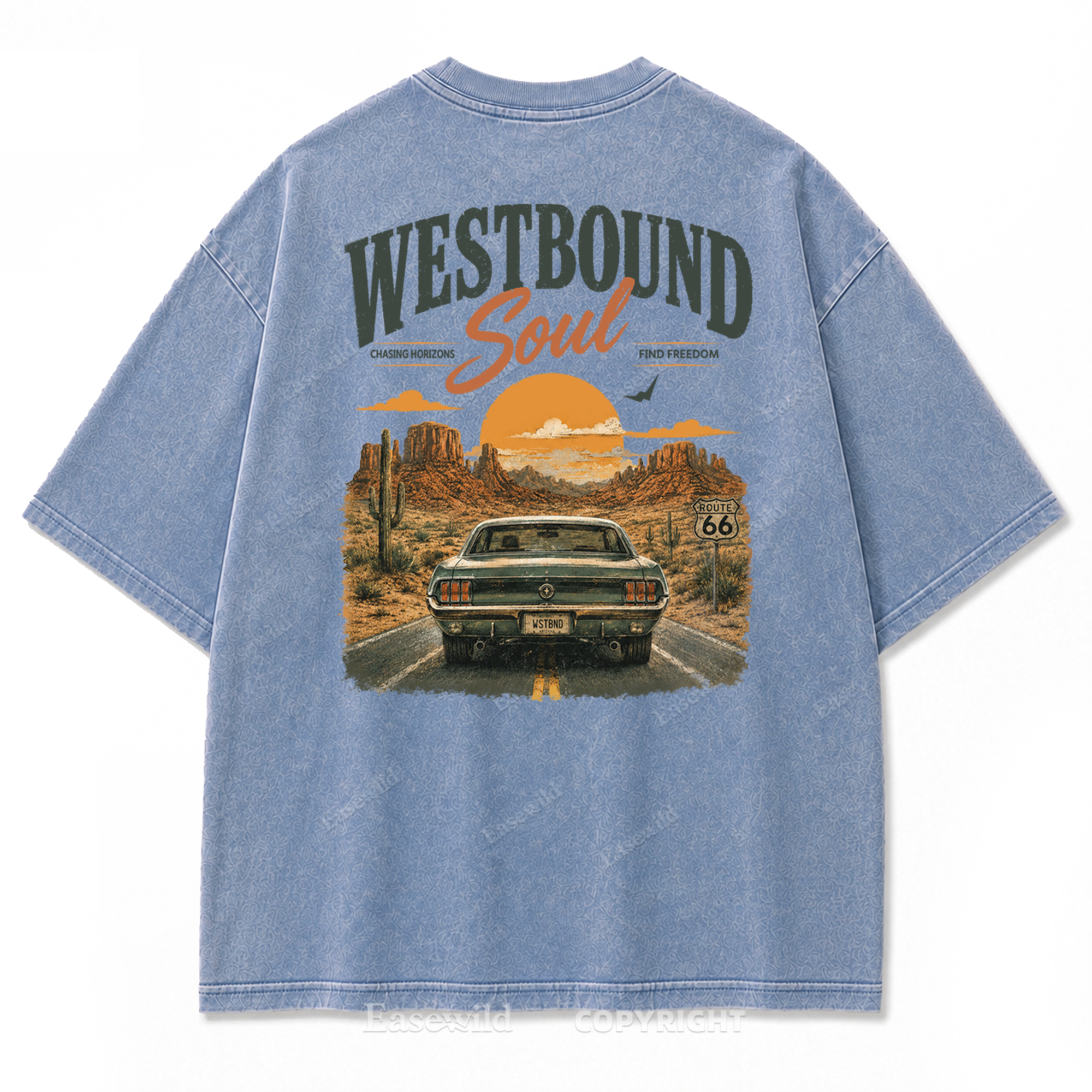 Westbound Soul Washed Print Tee