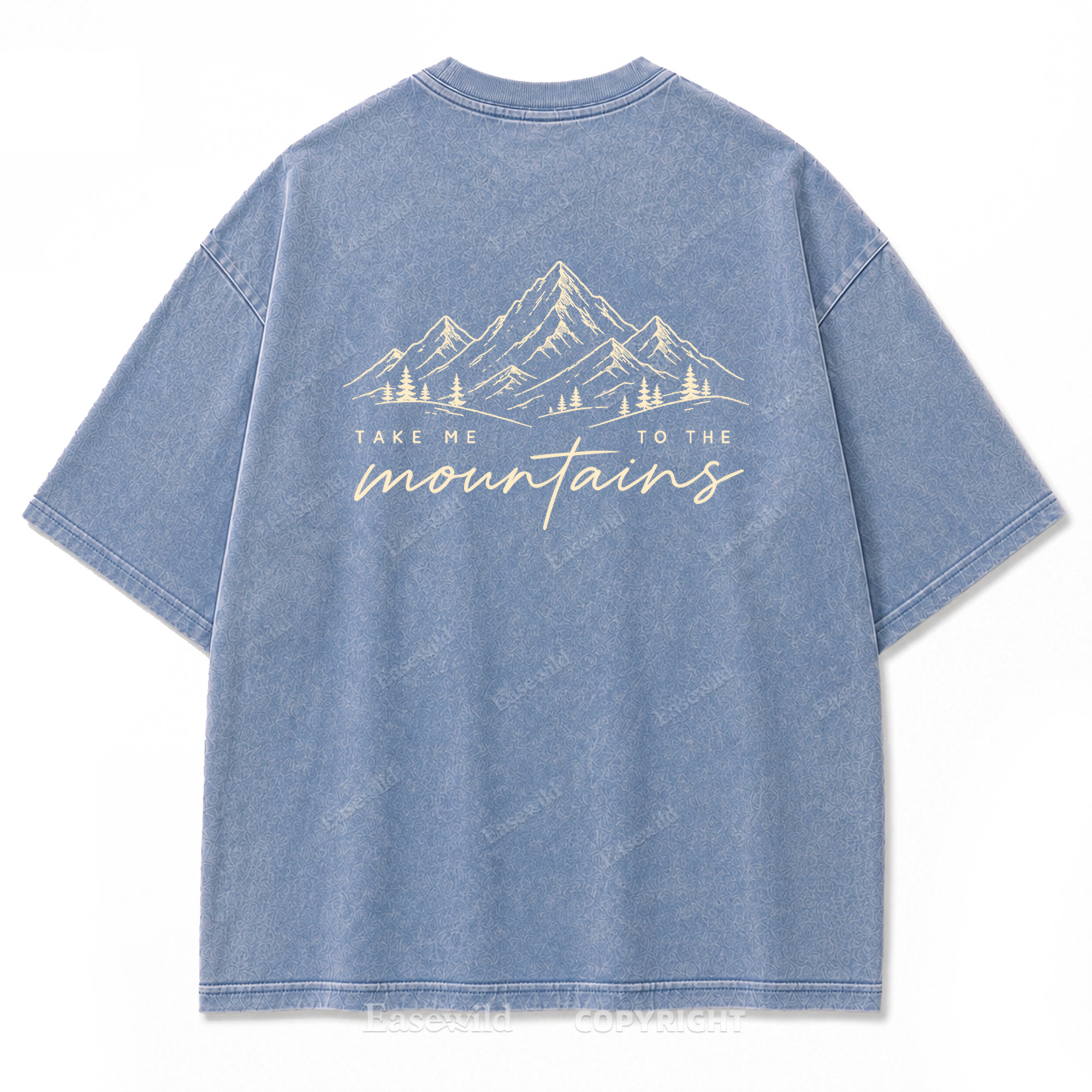 Mountain State of Mind Washed Print Tee