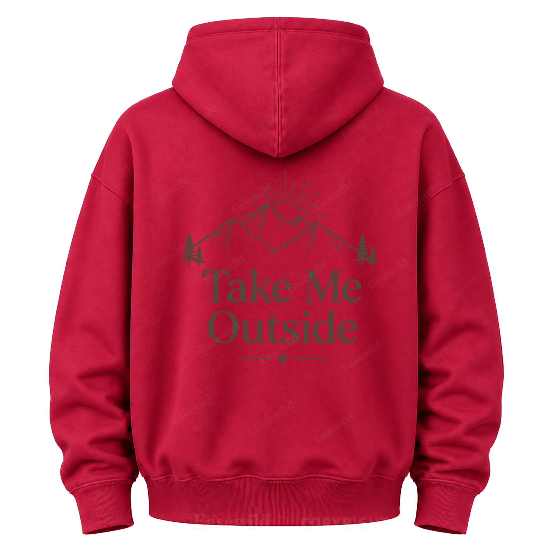 Take Me Outside Mountain Grafik-Kapuzenpullover