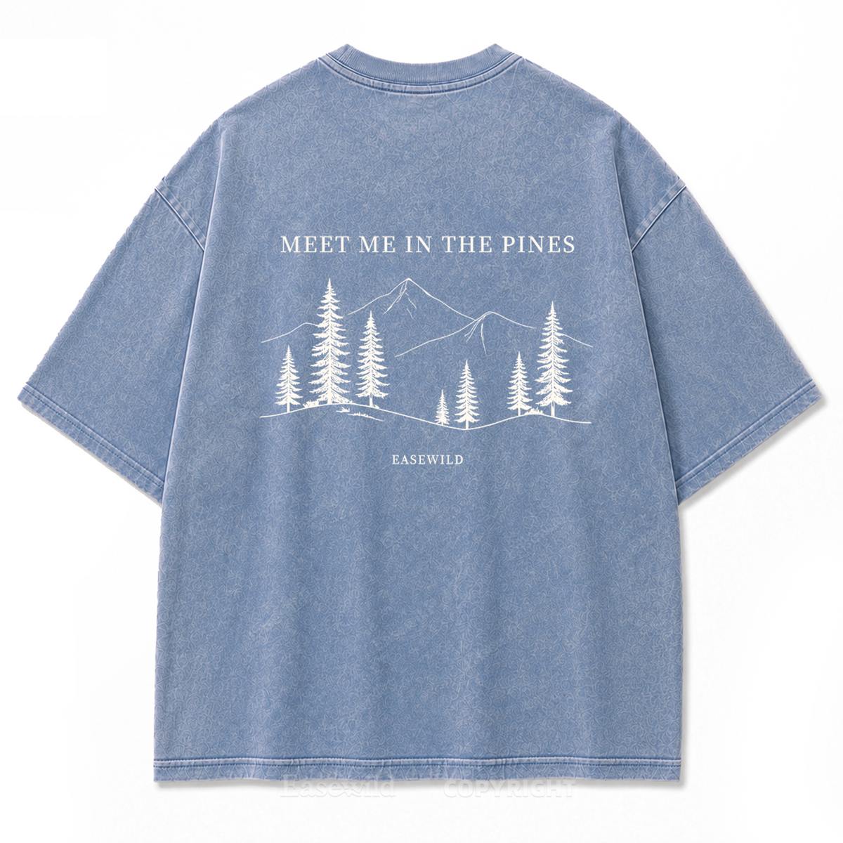 Meet Me in the Pines Washed Print Tee