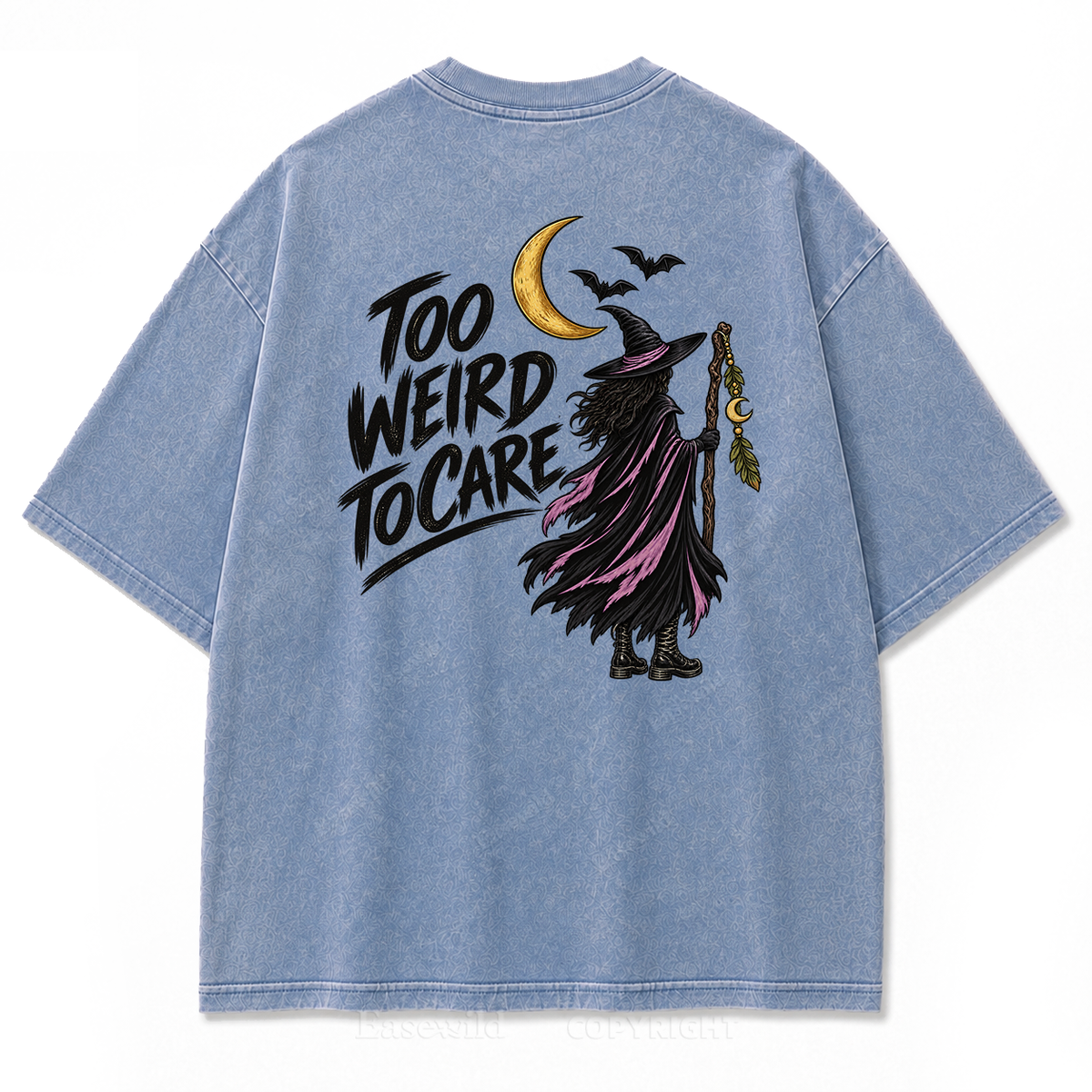 Be Yourself Wild Boho Witch Washed Graphic Tee