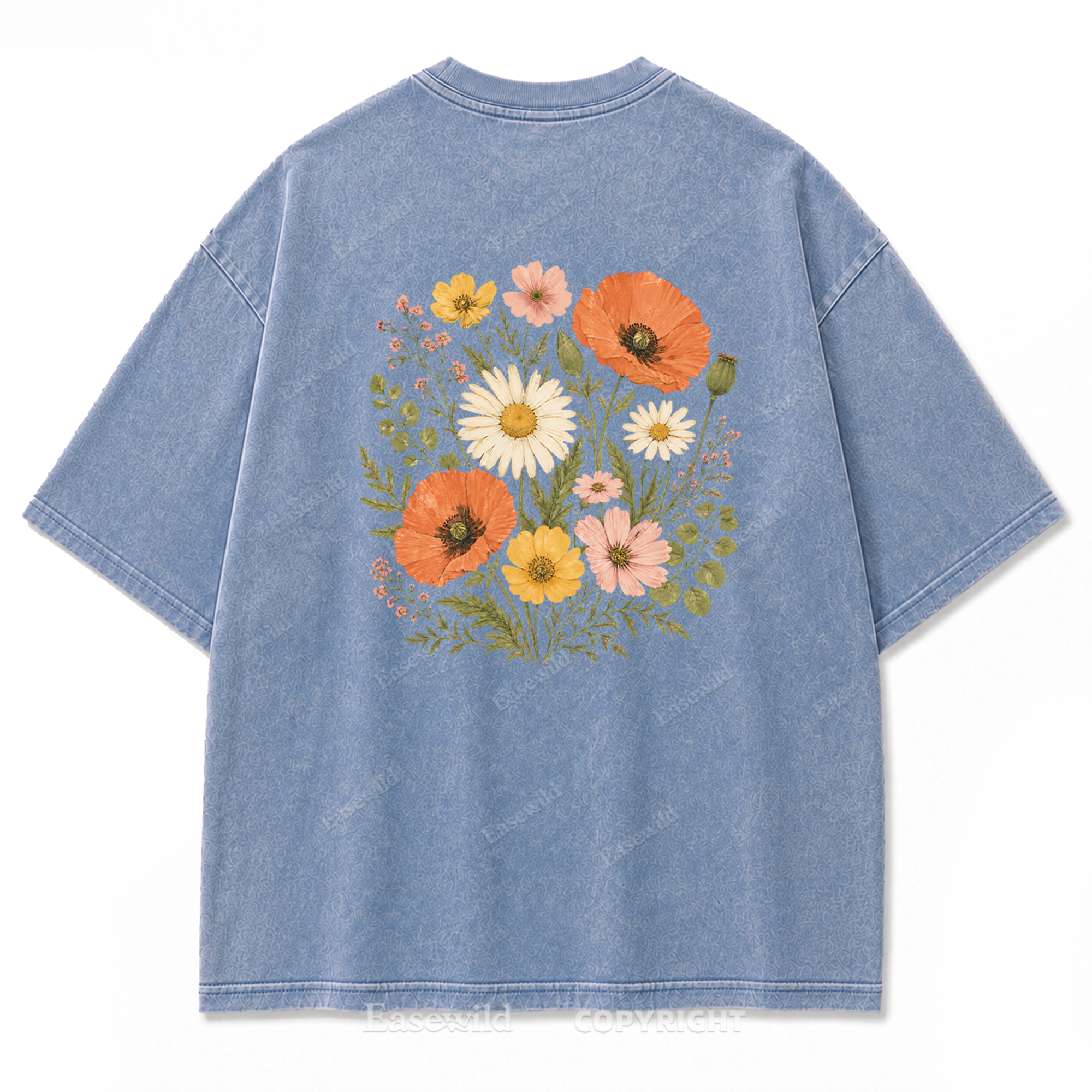 Wildflower Bouquet Washed Print Tee