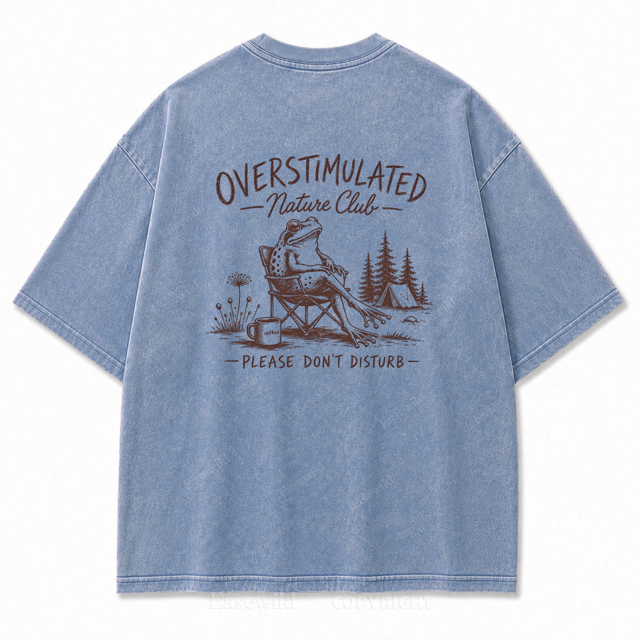 Overstimulated Nature Club Washed Print Tee