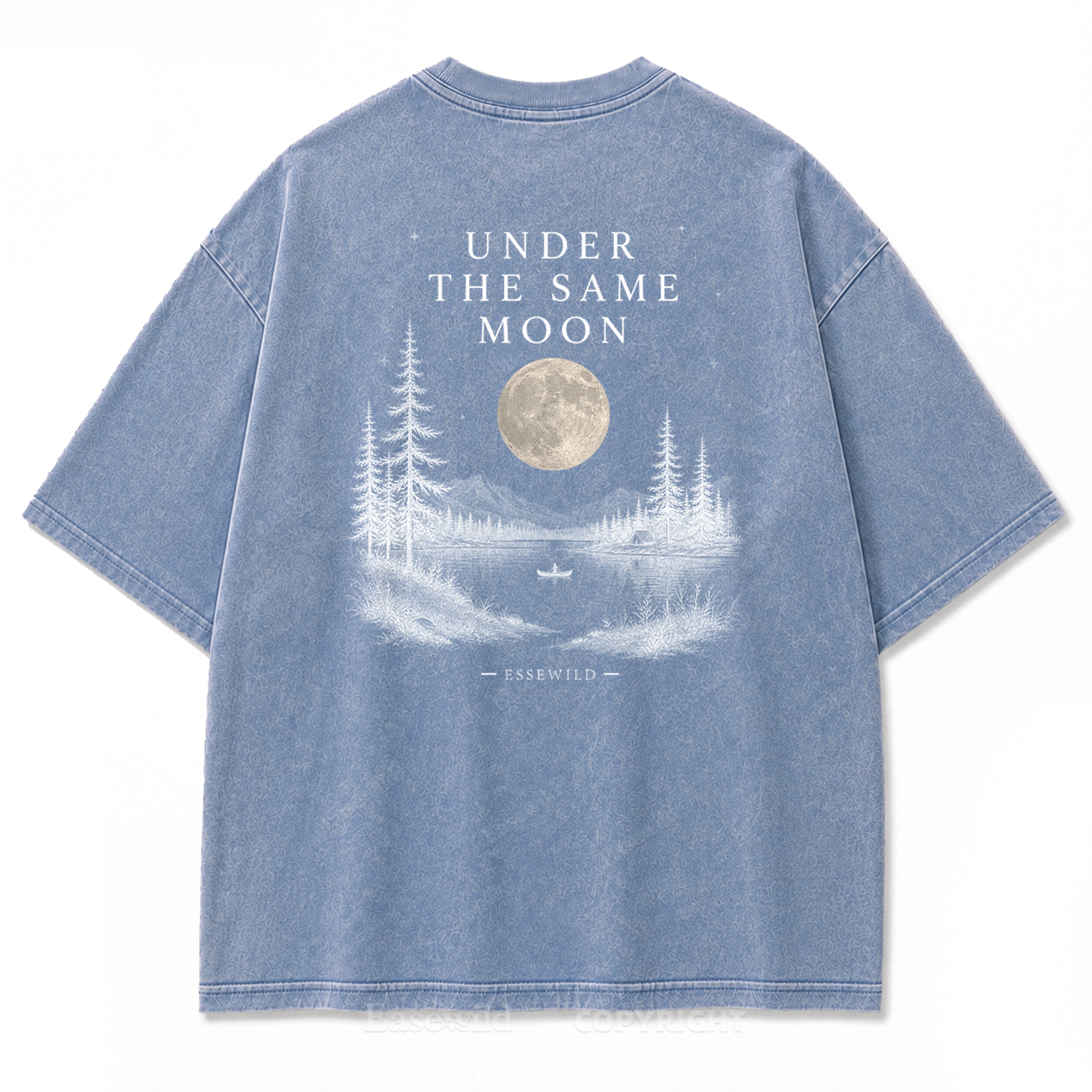 Moonlit Wilderness Washed Print Tee