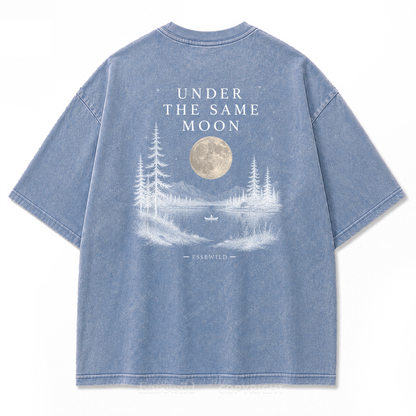 Moonlit Wilderness Washed Print Tee