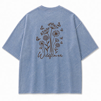 Wildflower Washed Print Tee