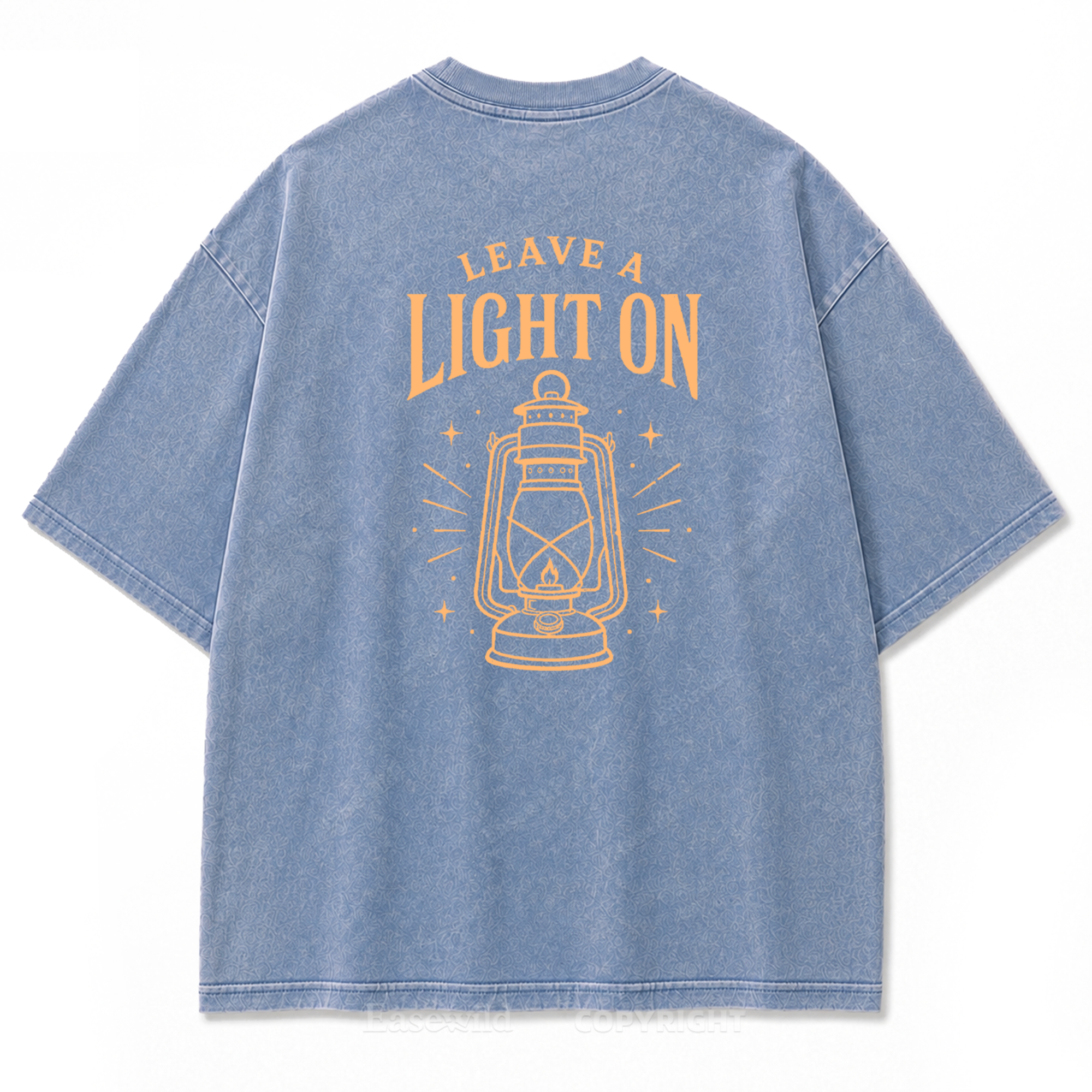 T-Shirt mit „Leave A Light On“-Grafikprint