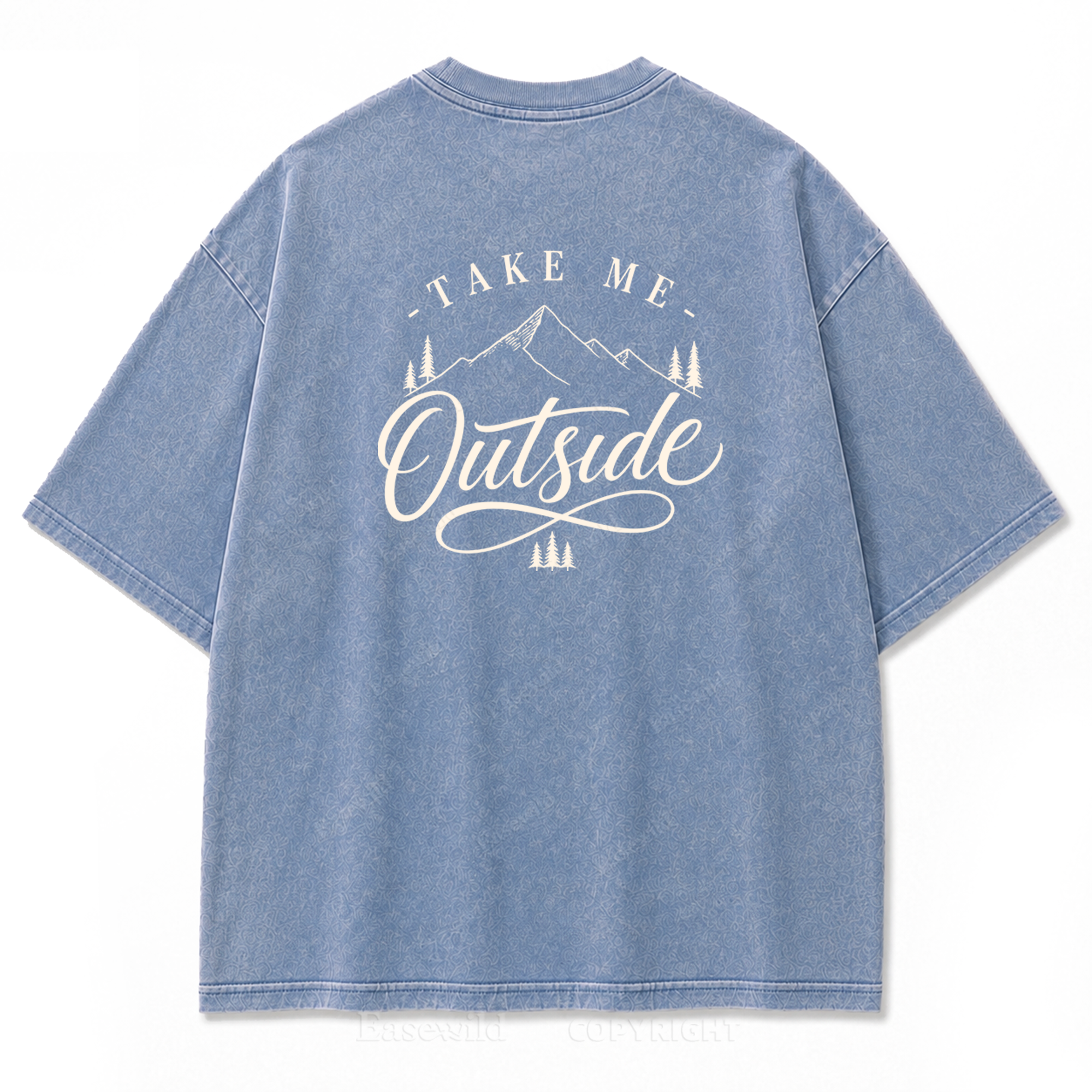 Called Back to the Outside Washed Print Tee