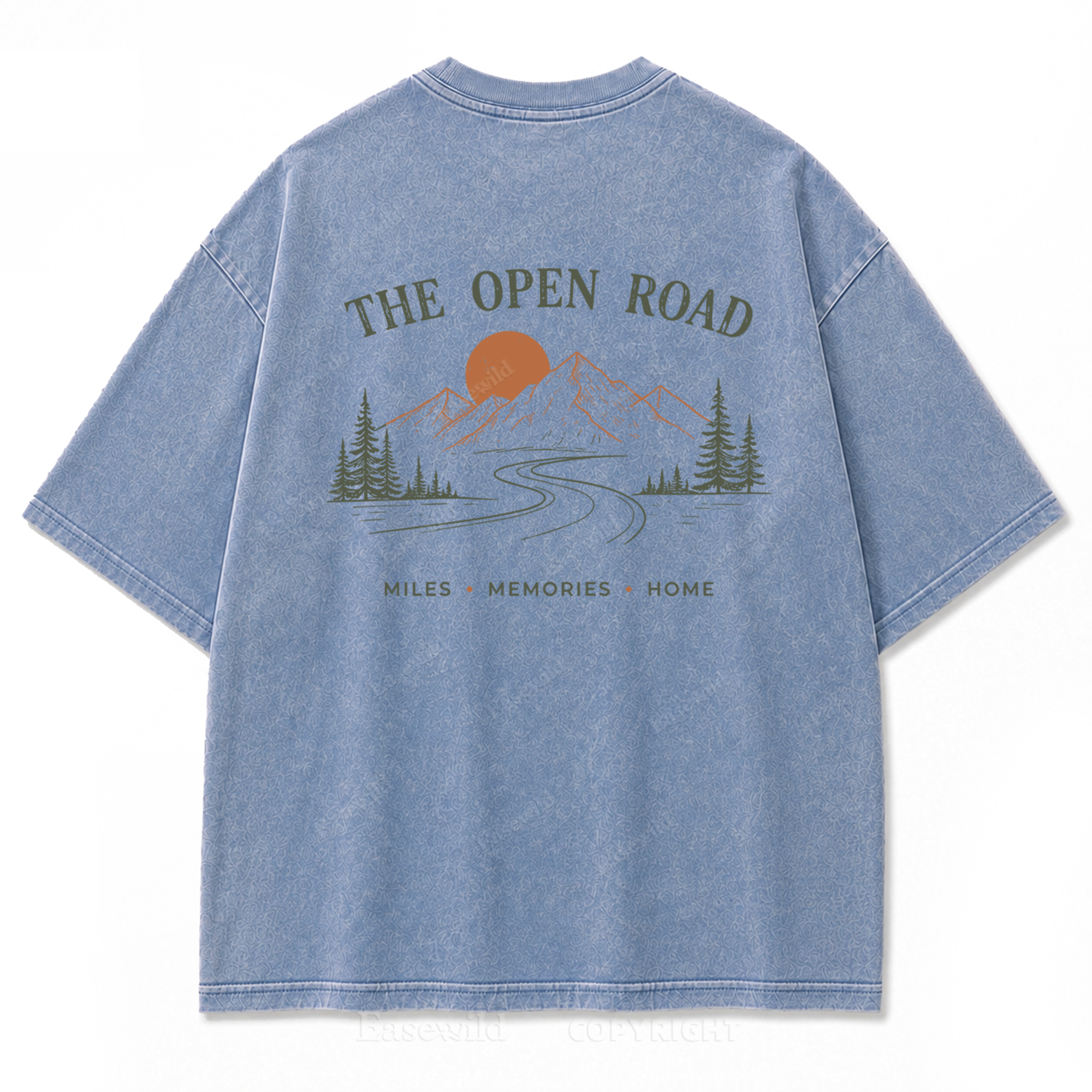 The Open Road Washed Print Tee