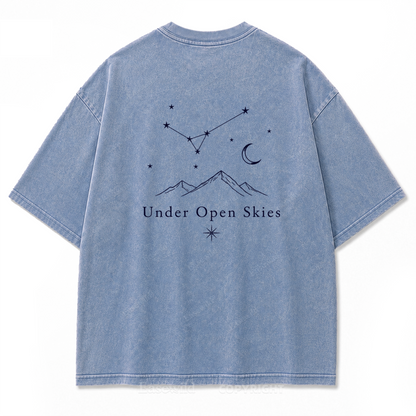 Under Open Skies Washed Print Tee