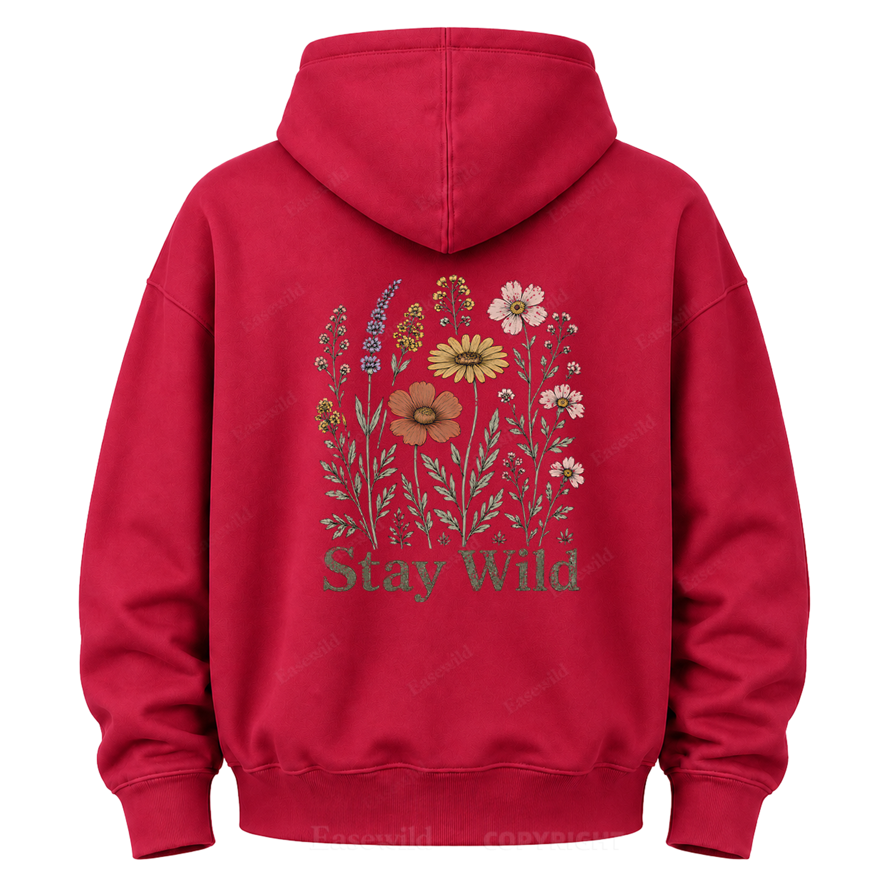 Stay Wild Wildflower Graphic Hoodie