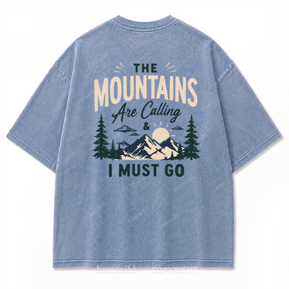 Mountain Escape Adventure T-Shirt mit Waschung