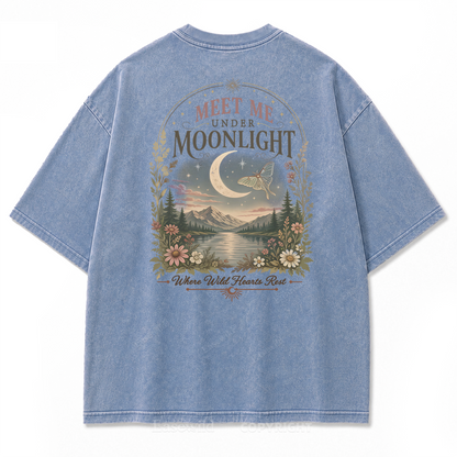 Lunar Lake Wildflower Washed Print Tee