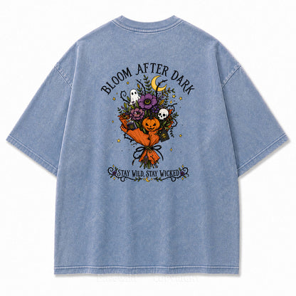 Bloom After Dark Halloween Washed Graphic Tee
