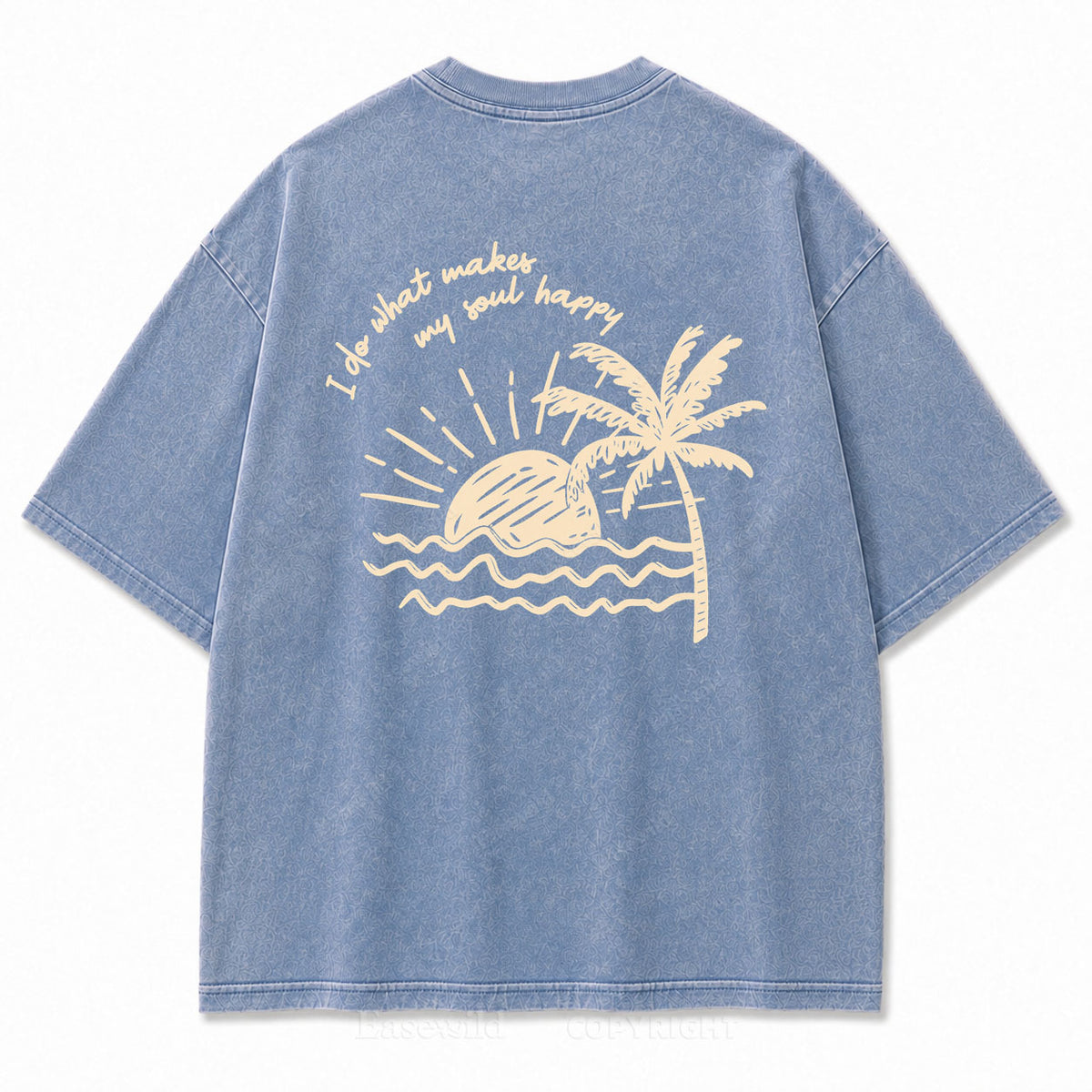 Walk By Faith Not By Sight Washed Graphic Tee