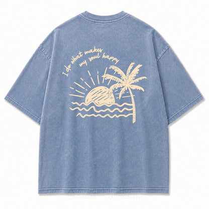 Walk By Faith Not By Sight Washed Graphic Tee
