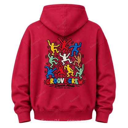 Groove Crew Dance Mode Graphic Hoodie