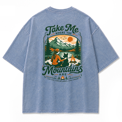 Mountain Days Loyal Company Washed Print Tee
