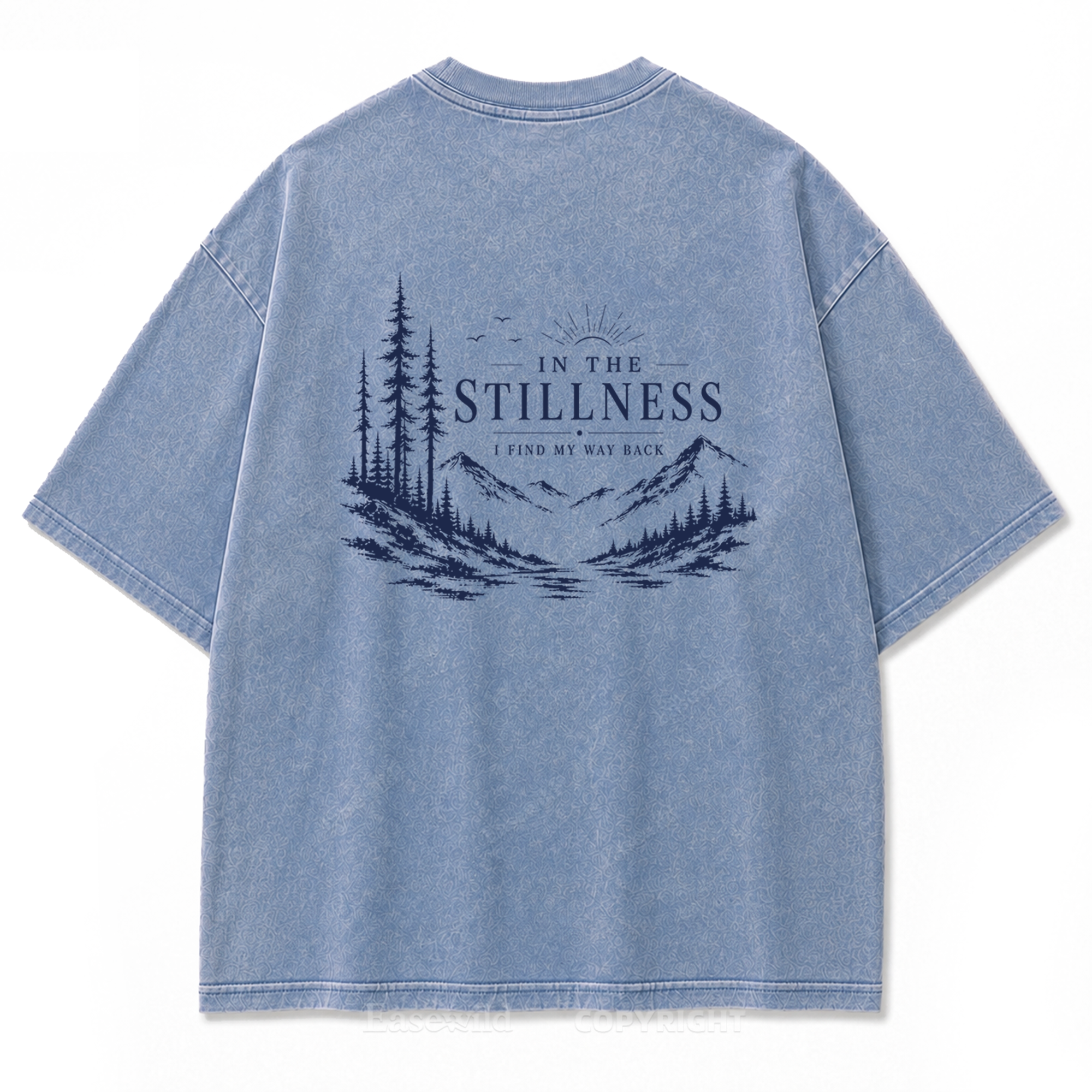 In the Stillness Mountain Washed Print Tee