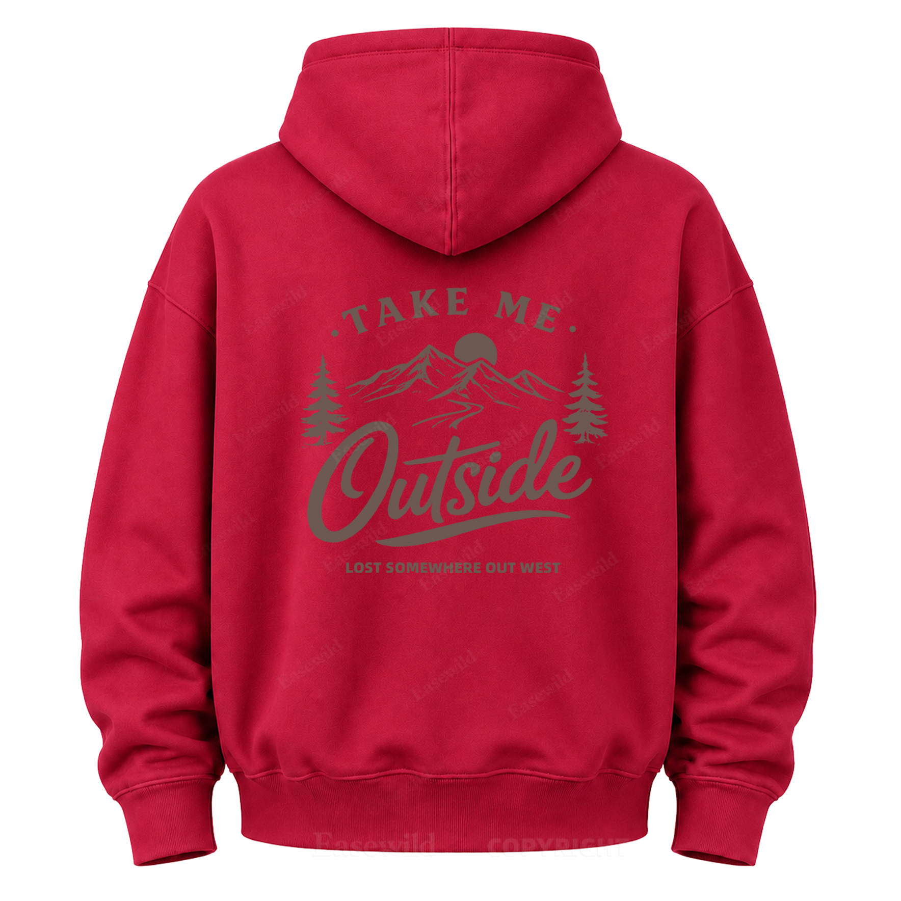 Take Me Outside Out West Grafik-Kapuzenpullover