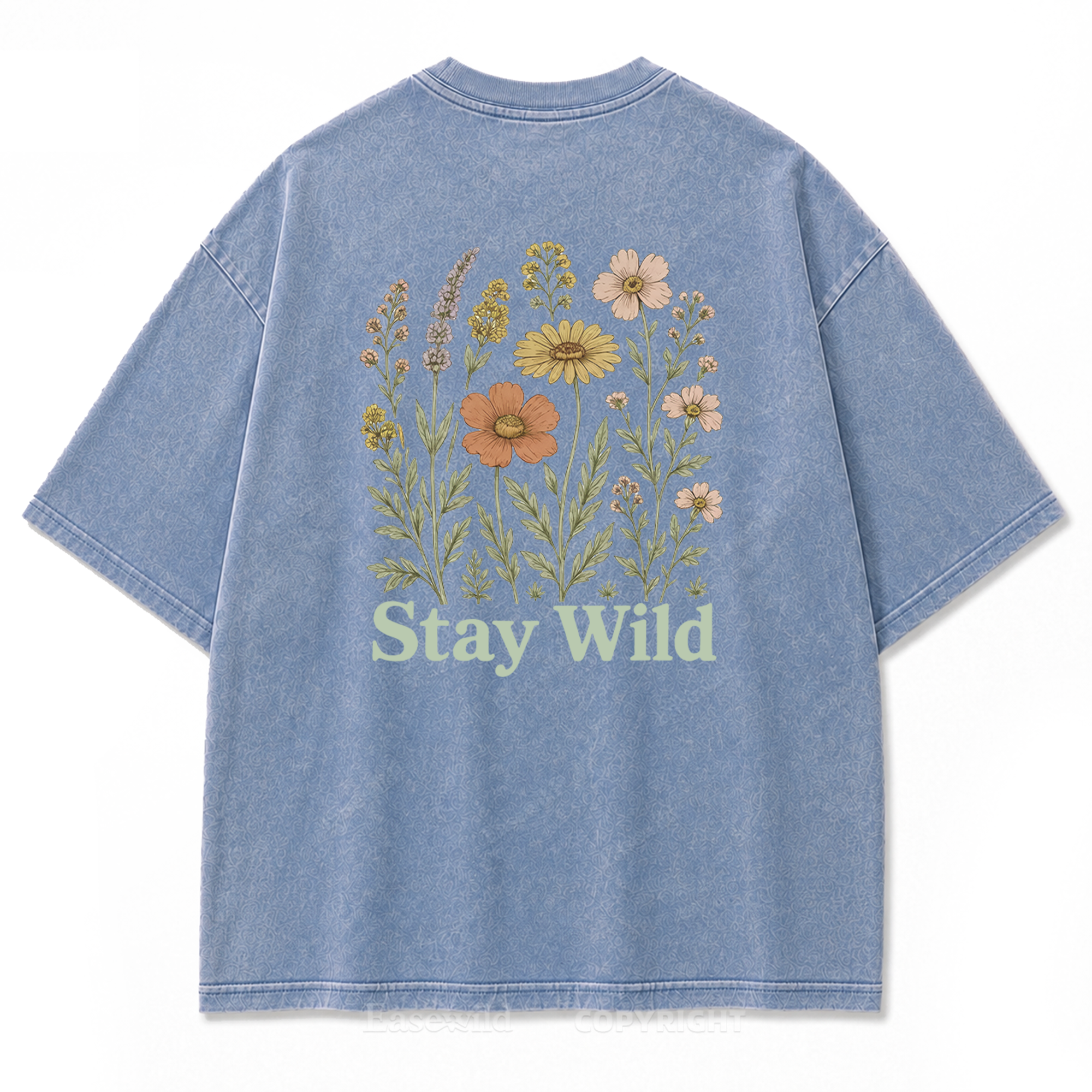 Meadow Spirit Floral Washed Print Tee