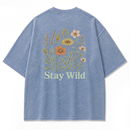 Meadow Spirit Floral Washed Print Tee